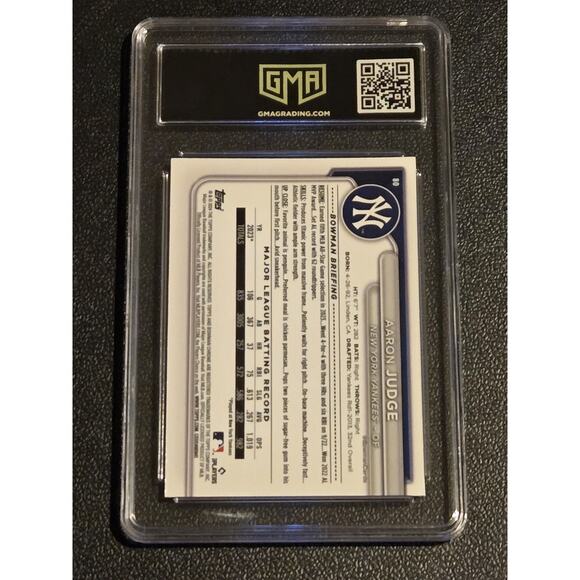 2024 Bowman Chrome #80 Aaron Judge GMA 9 - Picture 2 of 2